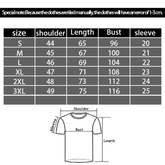 European And American Streetwear T-shirt Casual Round Neck